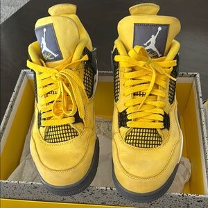 Yellow and Black Sneakers